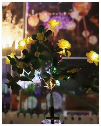 Azalea Flowers LED Garden Lights (One Piece)